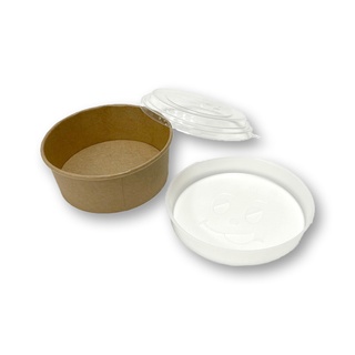 ชามกระดาษ 2 ชั้น 1 ช่อง 950 มล. x 25 ชิ้น101220Paper Bowl with Lid 2 Layers 900 ml x 25 Pcs Paper Bowl 2 Layers 1 Compar