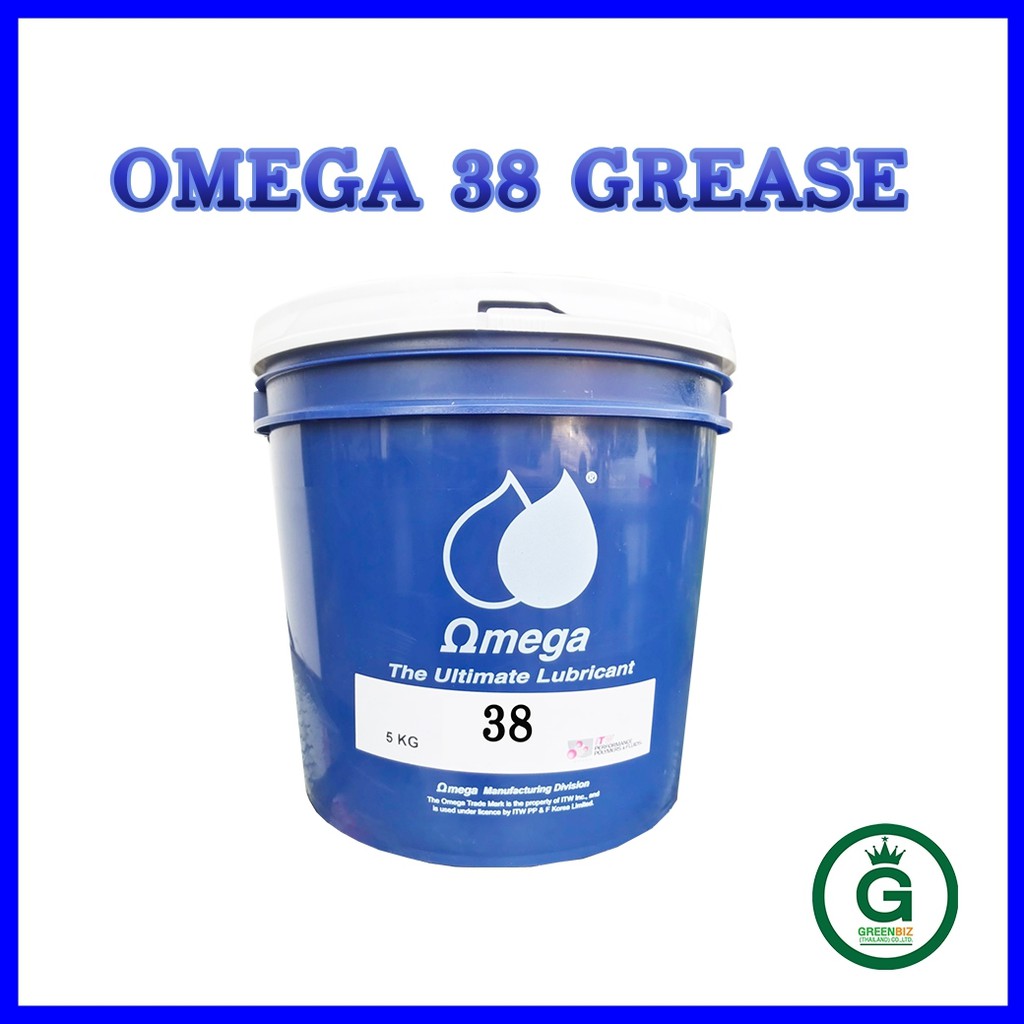จารบีทนความหล่อนลื่น Omega 38 Crystal Clear FG Grease. Service Temp (-40°C to 200°C ) จารบีโอเมก้า 38