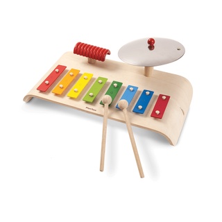 PlanToys ของเล่นไม้ 6422 Musical Set ชุดเครื่องดนตรี เสริมพั…