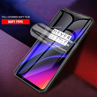 ฟิล์มไฮโดรเจลครอบคลุมเต็มรูปแบบสำหรับ OnePlus Nord CE 3 Lite 11 10R 10 ACE 10T 9R 9RT 9 8T 8 7T 7 Pro 6T 6 Nord 2T CE 2 Lite N20 SE N200 N10 N100 ป้องกันหน้าจอไม่ใช่แก้ว