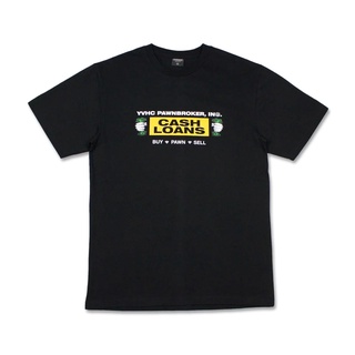 YVHC เสื้อยืด Cash Loan Tee Black สีดำ