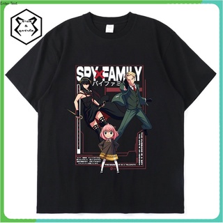 เสื้อยืด พิมพ์ลายกราฟฟิคอนิเมะ Spy X Family Anya Forger Yor Forger Loid Forger Bond Forger สองด้าน สําหรับผู้ชาย และผู้ห