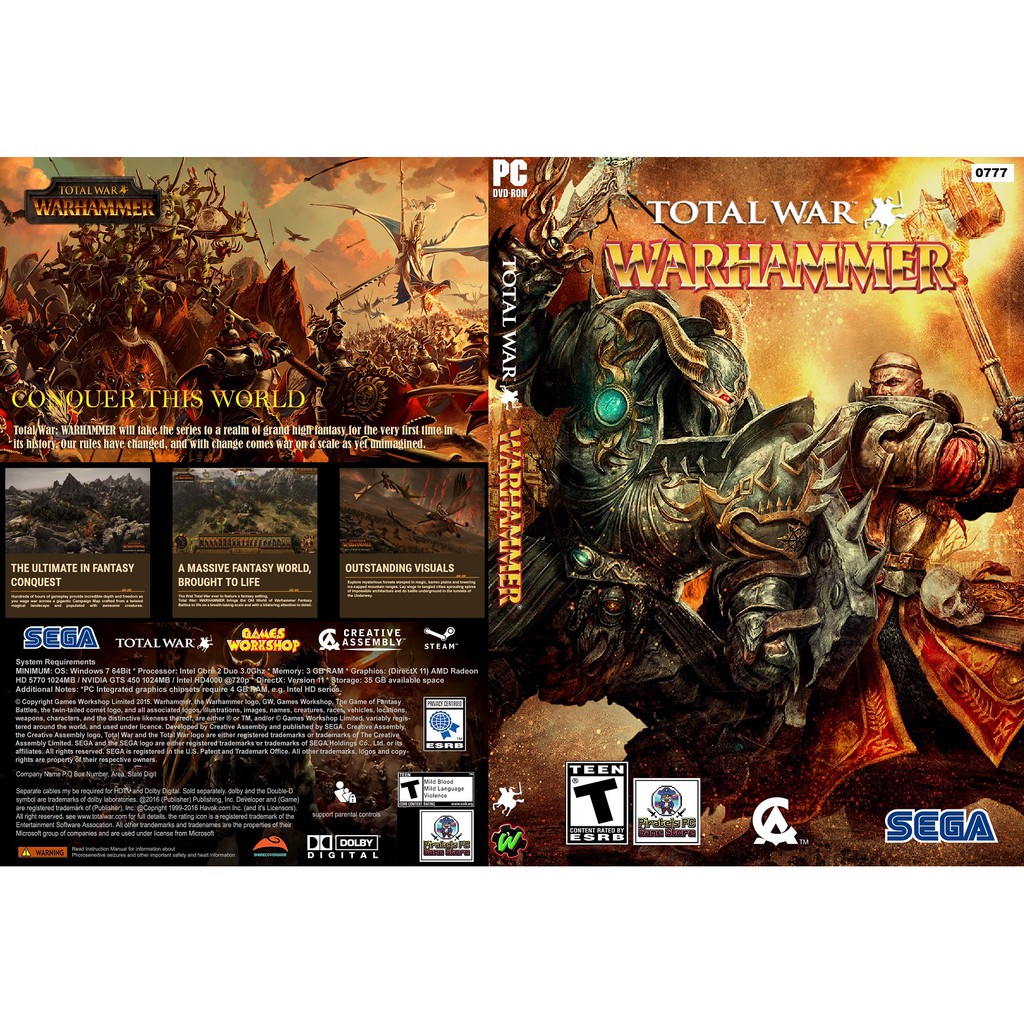 (ดีวีดี PC) Total War War War Warhammer
