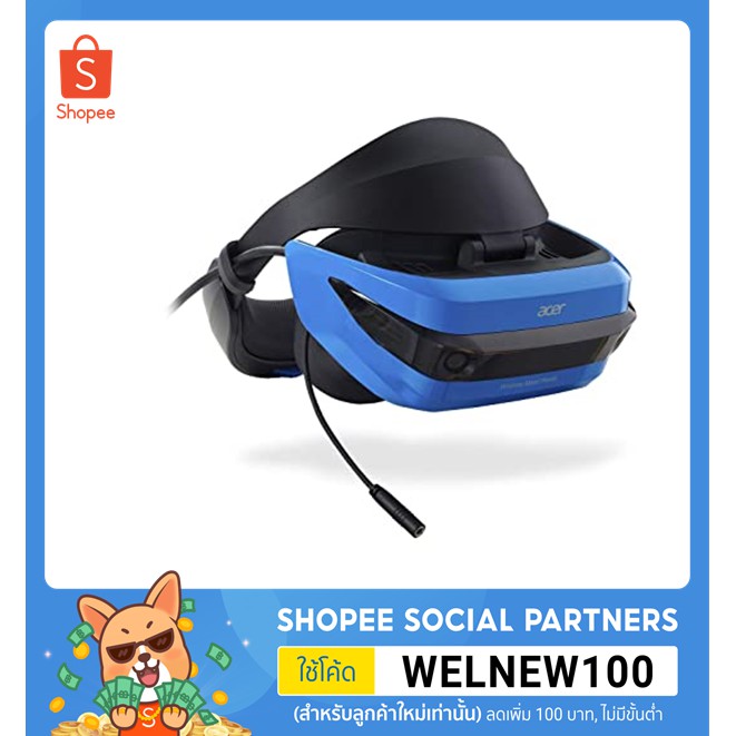 VR Acer Mix Reality Headset แว่นตาวีอาร์ อุปกรณ์เสริมสำหรับเกมส์ VR PC
