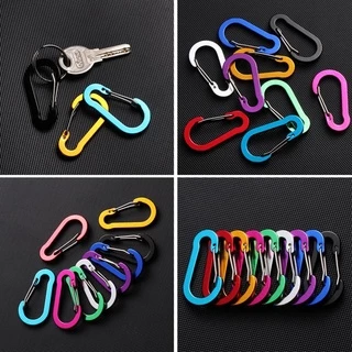 JONY1GGUE 5 ชิ้นล็อคหัวเข็มขัด Camping Climbing Carabiner กระเป๋าเป้สะพายหลังกลางแจ้ง Snap Clip