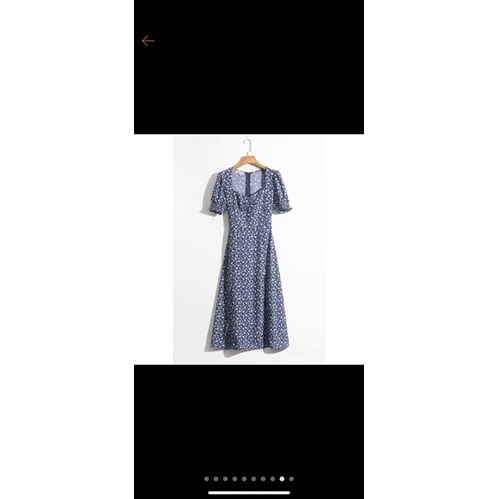 myway dress slit navy dress