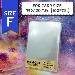 ซองใส่การ์ด Size F Card Sleeve (ขนาดการ์ด 80x120 mm.)