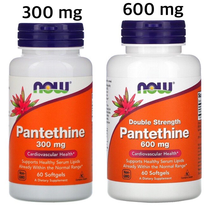 🛫พรีออเดอร์🇺🇸 Now Foods, Pantethine, 300 mg, 60 Softgels By Now Foods
