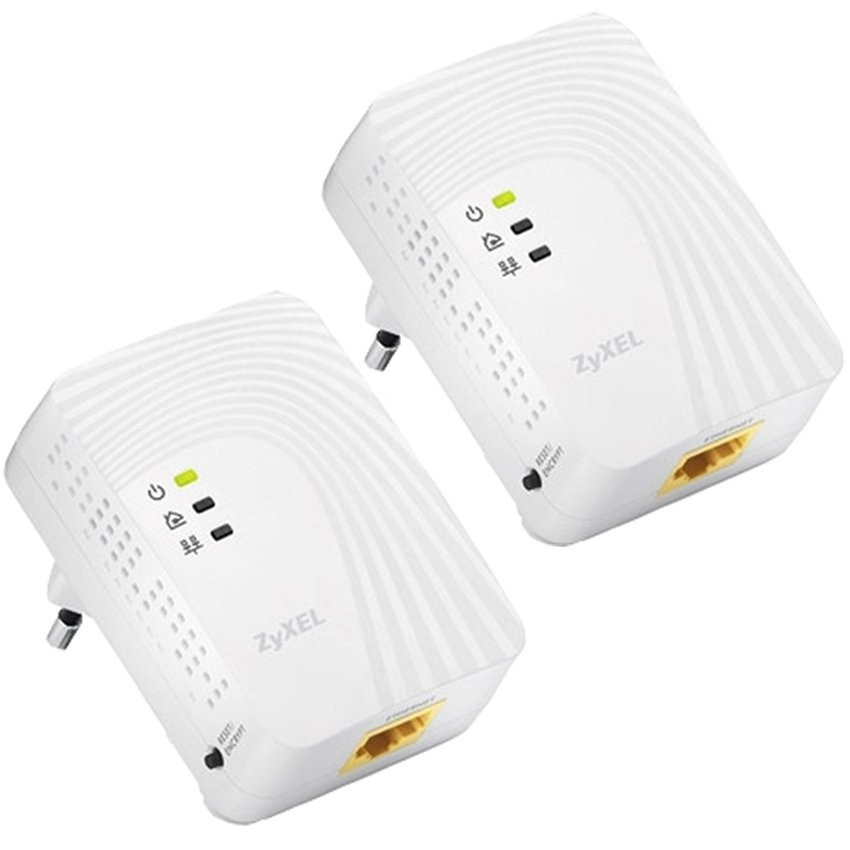 ZyXEL PLA4201 600Mbps Twin-Pack Mini Powerline Ethernet Adapter