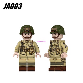 ของเล่นตัวต่อทหาร Ja003 Wwii Us