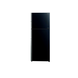 [AUG25K คืน18%Max500]HITACHI ตู้เย็น 2 ประตู R-VGX400PF-1-GBK หน้ากระจกดำ 15.0Q