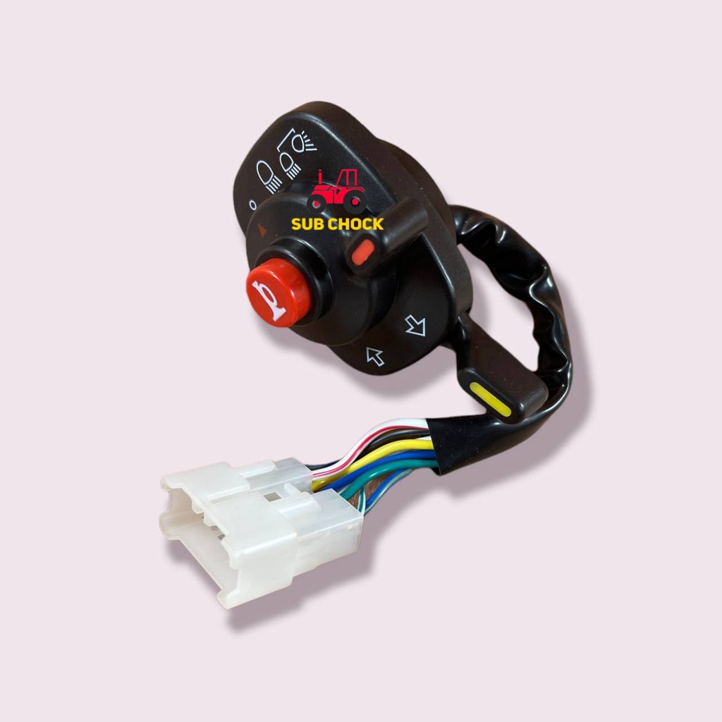 สวิทไฟรวม รถไถคูโบต้า Kubota รุ่น M7040-M8540-M9000-M9540 สวิทช์ไฟรวม สวิทช์ไฟหน้า ไฟเลี้ยว แตร