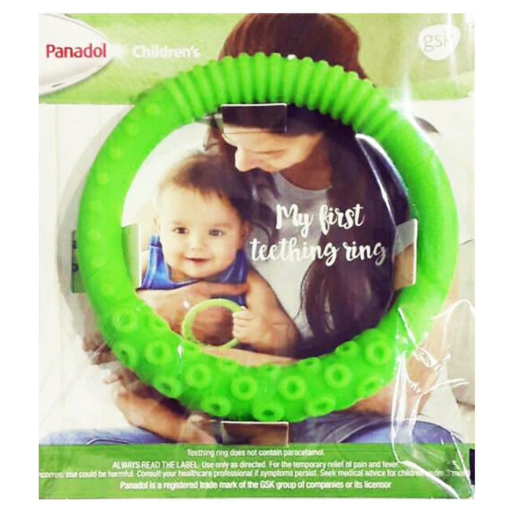 Panadol Children's My First Teething Ring อุปกรณ์กัดเล่นสำหรับเด็กวัยฟันน้ำนมกำลังขึ้น