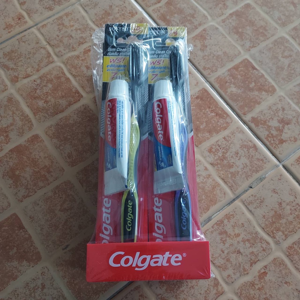 Colgate Gum clean Charcoal กัมคลีน ชาร์โคล แปรงสีฟันผู้ใหญ่ - pb ...