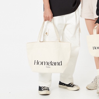 HOMELAND ♡ กระเป๋าผ้า Canvas สกรีนลายมีแม่เหล็กปิด (large)