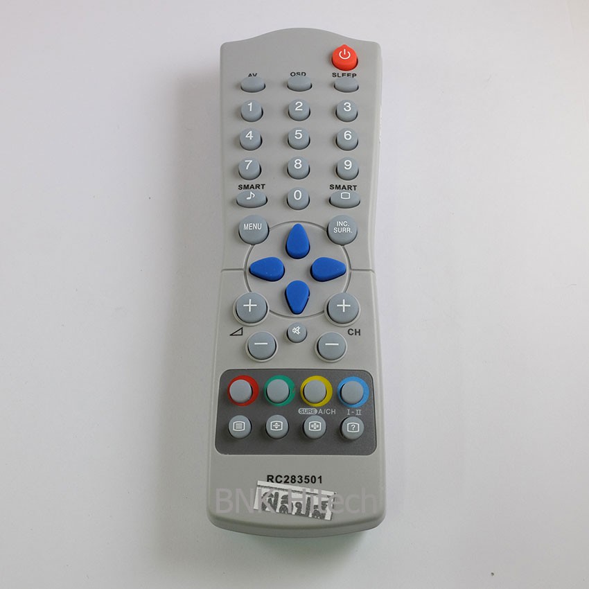 รีโมททีวีฟิลิปส์ Philips RC283501 ใช้กับทีวี 14-29 นิ้วจอแก้ว ส่งฟรี!!! +++ ฟรี ถ่าน 2 ก้อน !!!