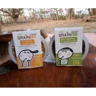 Xongdur "Grainna" Sesame 7 whole Grains Plus 100g. (1 Box) and Xongdur "Grainny" 15 whole Grains &amp; Fruits Plus 100g