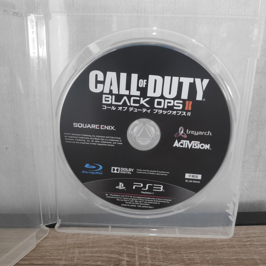 Call of Duty Black Ops 2 II ภาษาญี่ปุ่น PS3 แผ่นเกม Playstation 3 มือ 2 แผ่นสภาพดี ภาษาญี่ปุ่น play station ps 3 ps4