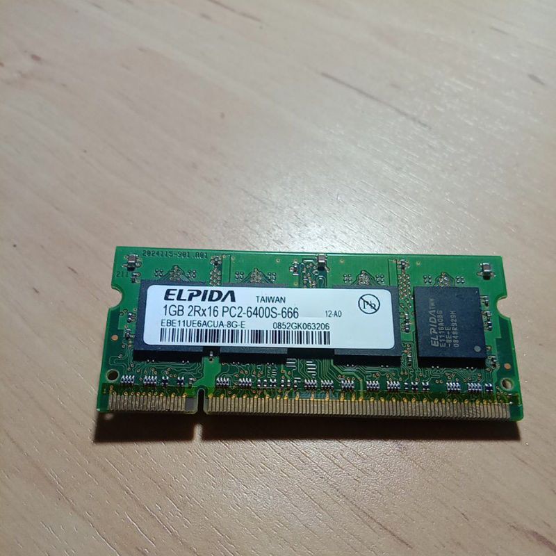 ram โน็ตบุก DDR2 1GB บัส666