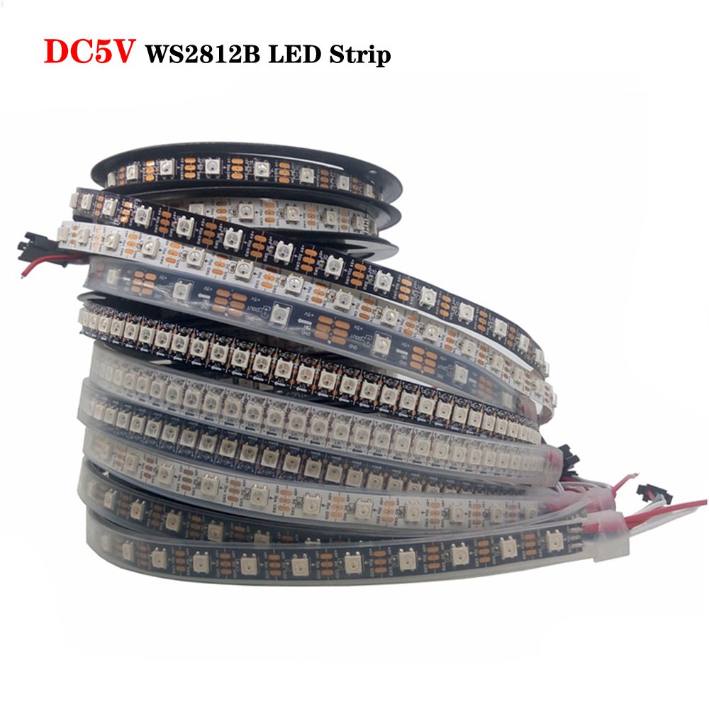 Xnbada แถบไฟ 5 เมตร 30 60 Leds 1 เมตร 74 96 144 Leds Ws2812B Ws 2812 Led Strip , Individually Rgb สี