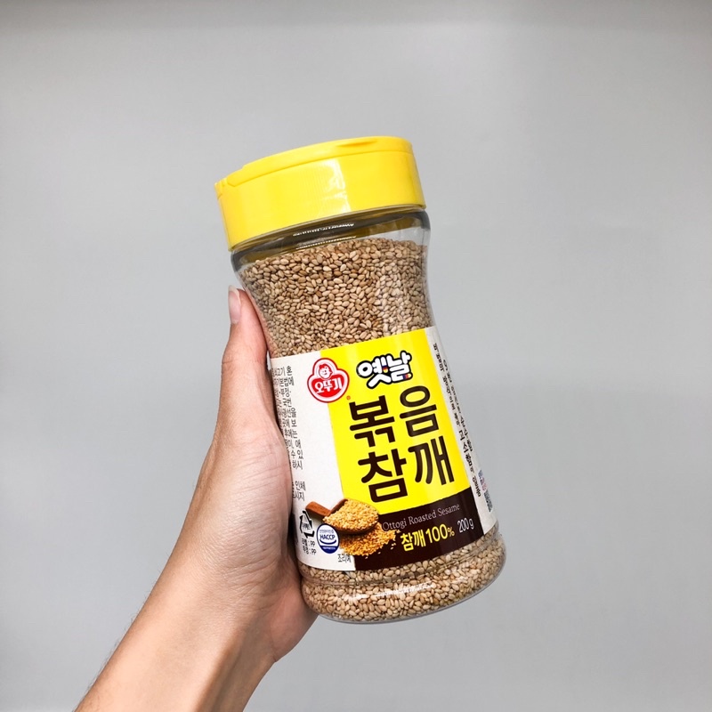 🔥 งาขาวคั่วเกาหลี 🔥 Ottogi Roasted Sesame 100g 200g งาขาวคั่ว 볶음참깨 งาขาว งาขาวเกาหลี งาคั่ว
