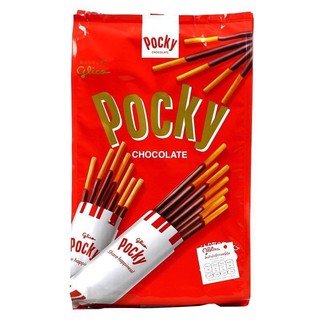 Glico pocky  กูลิโกะ ป๊อกกี้ รสช็อคโกแลต (1ห่อ มี 9 ซอง) อร่อยสุดด