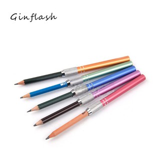 Adjustable art  brush  Pencil Extender Art Writing Tool Delicate metal colorful