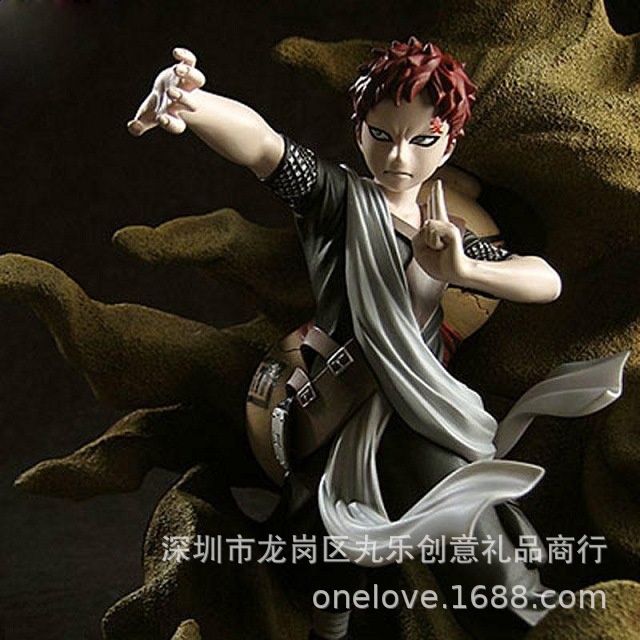 Figurine Naruto Gaara En Résine – Toynami, édition Limitée (exposée 2 Mois)
