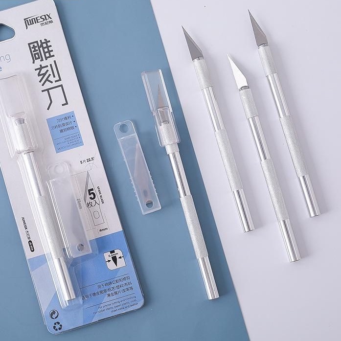 ปากกาคัตเตอร์ 22.5 องศา Carving Knife มีดปากกา มีดแกะสลัก มีดตัดสติ๊กเกอร์