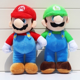 ชุด Super Mario Bros. ขนาด 25 ซม. 2 ชิ้น ของเล่นตุ๊กตา Mario and Luigi 9.8 นิ้ว DOLL US