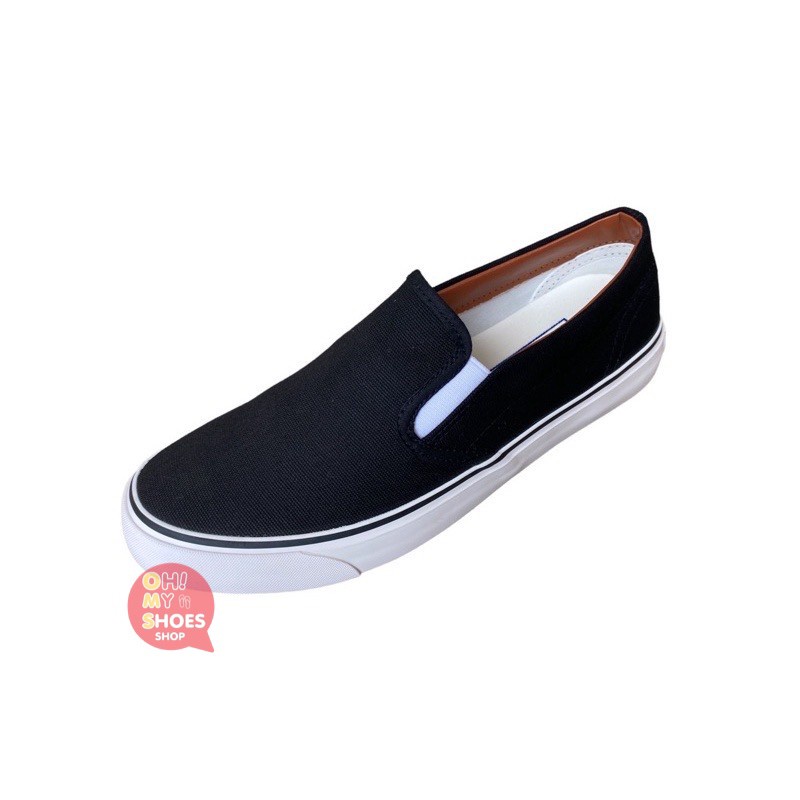 พร้อมส่งจากไทยราคาโรงงาน!! รองเท้าผ้าใบ Gold city รุ่นNS011 โกลซิตี้รองเท้าผ้าใบสวม Slip-on ทรงสลิปออน(พร้อมกล่อง)