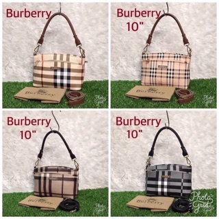 กระเป๋าแบรนด์เนม Burberry ขนาด10 นิ้วปั้มทุกจุด