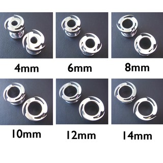 4 mm-14 mm มิล จิวหู ตาไก่ สแตนเลสแท้ Stainless 316L ต่างหู ต่างหูชาย จิวขยายหู ระเบิดหู จิวตาไก่ จิวหูตาไก่ จิวระเบิดหู