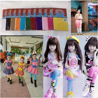 (พร้อมส่งในไทย)**ถุงน่องสีสันแบบเต็มตัวสำหรับเด็ก3-10ขวบ