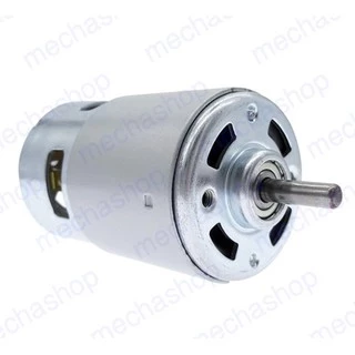 ดีซีมอเตอร์ความเร็วสูง มอเตอร์ไฟฟ้า DC Motor 24V double Ball Bearing 3000/4500/6000/10000/15000rpm