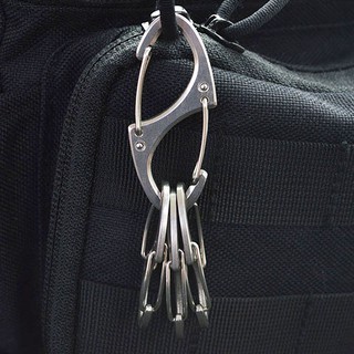 พวงกุญแจ Carabiner ขนาดเล็ก 2 ชิ้น