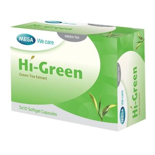 Mega We Care Hi-Green 30 แคปซูล