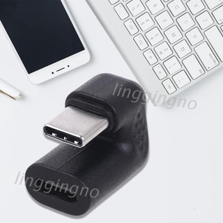 Rr อะแดปเตอร์แปลง 180 องศา Usb 3 . 1 Type C Male To Female สําหรับโทรศัพท์มือถือแท็บเล็ต