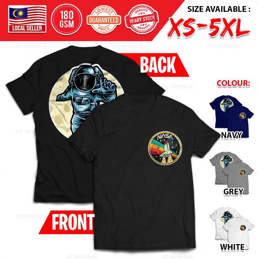 NASA Spaceship Streetwear เสื้อยืด T เสื้อ Baju เสื้อแขนสั้น [XS-5XL] NASA-0019
