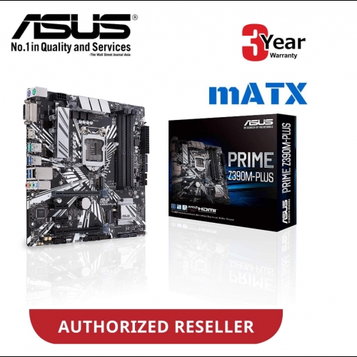 Asus PRIME Z390M-PLUS LGA1151 MATX Mainboard - 8th & 9th Gen Ready