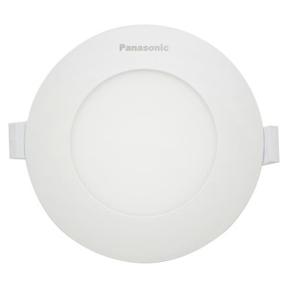 Panasonic โคมไฟดาวน์ไลท์ LED 8W แสงส้ม (WW)  ขนาด 4 นิ้ว 124/019 ทรงกลม สีขาว