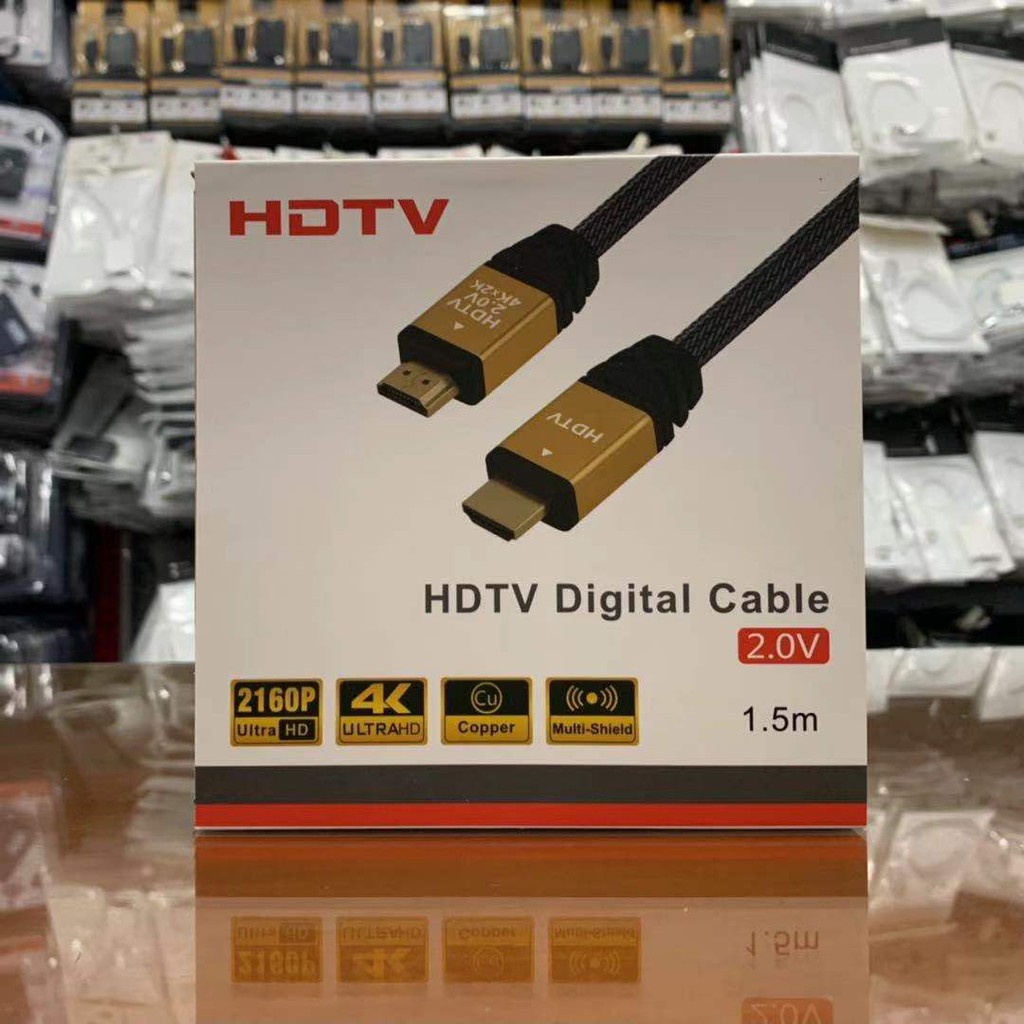 สาย HDTV v2.0-1.5 เมตร 4K สายดี HDmi v2.0-1.5M 4K GOOD
