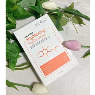 👸ออนนี่เกาหลีแนะนำ ✨BIG Sale✨ PURA LAB DAILY CARE BRIGHTENING FACIAL MASK 1BOX(10PCS)