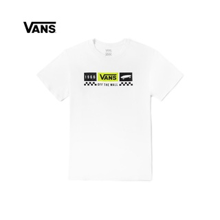 Vans New Bf เสื้อยืดลําลองสําหรับผู้ชายผู้หญิงแขนสั้นคอกลมทรงหลวมเหมาะกับการเล่นกีฬาเรียบง่าย