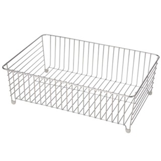 MUJI ตะแกรงคว่ำจาน มูจิ ทำจากสแตนเลส 18-8  ขนาด 44 x 30 x 15  เซนติเมตร / MUJI Stainless Steel Basket - Tableware Drying