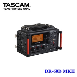 Tascam DR-60D MK2 เครื่องบันทึกเสียงแบบพกพาสำหรับกล้อง DSLR