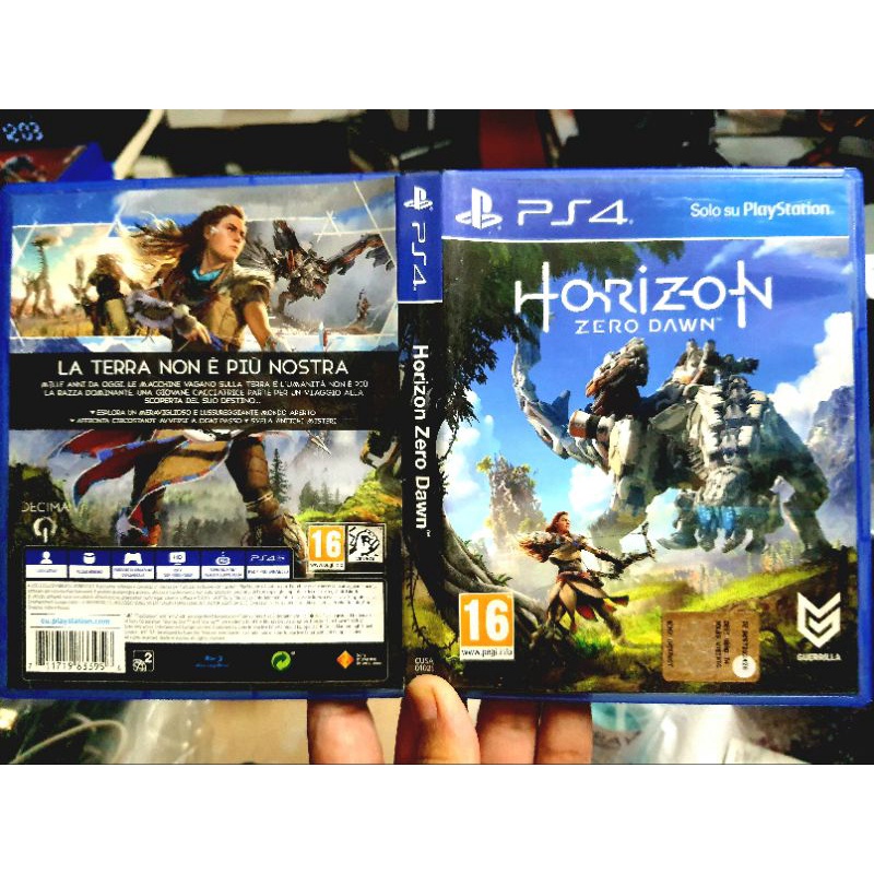 Horizon zero dawn ภาค 1 PS4 โซน 2 (สามารถเล่นกับเครื่อง PS4 และ PS 5 ได้ทุกโซนเหมือนกัน) สินค้ามือสองคุณภาพดีสภาพงานคัด