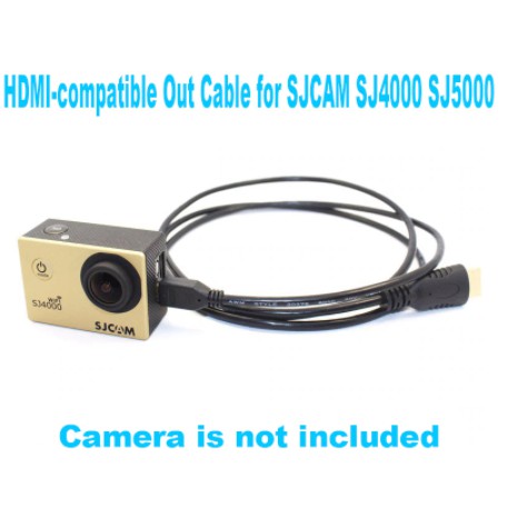 1.5m Micro HDMI Out สําหรับ SJCAM SJ4000 SJ5000 M10 Wifi SJ7 Star SJ6 Legend Action กล้องกีฬา