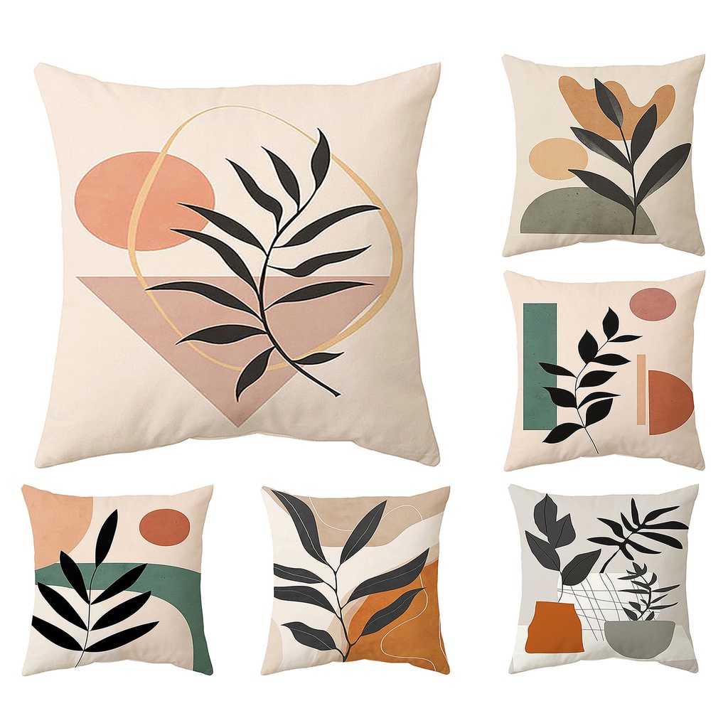 <Cod>ปลอกหมอน 16X16,18X18,20X20,24X24,Morandi ปลอกหมอนอิงโซฟาทรงสี่เหลี่ยม