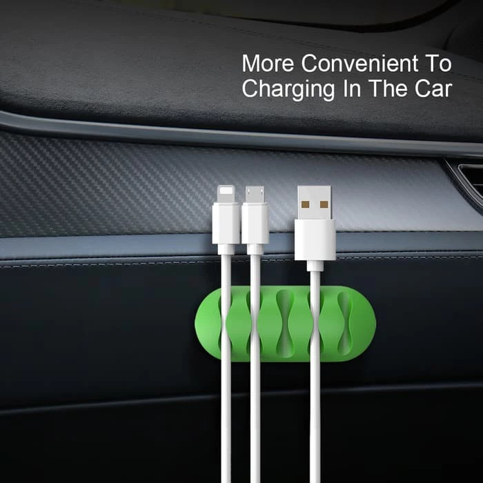 Cable Organizer Cable Clip Gadget Smarpthone PC Laptop Table Office thumbnail 4